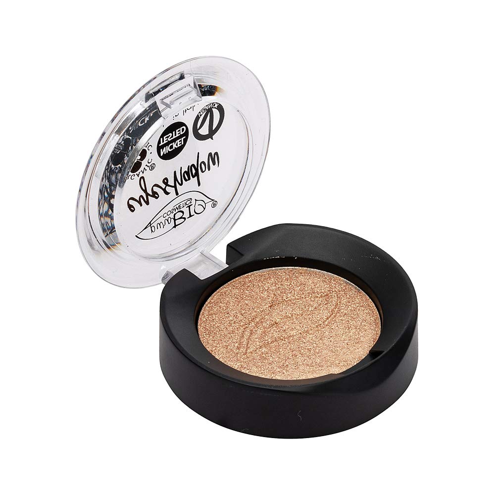 PuroBio Eyeshadow Powder 01 - Paraben-Free, Easy to Apply, Natural Makeup Product