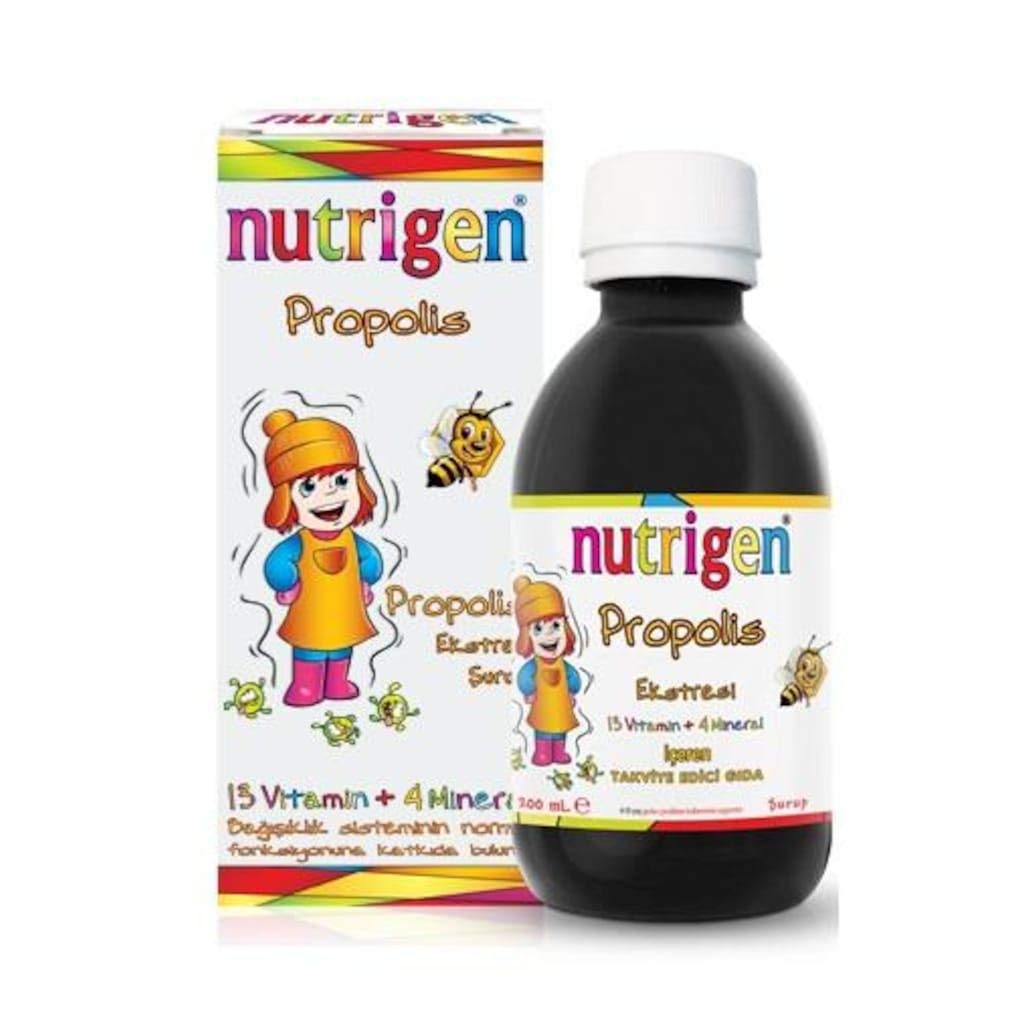 Nutrigen - Propolis Syrup for Kids - Multivitamin Supplement for Children's Health & Immune Support