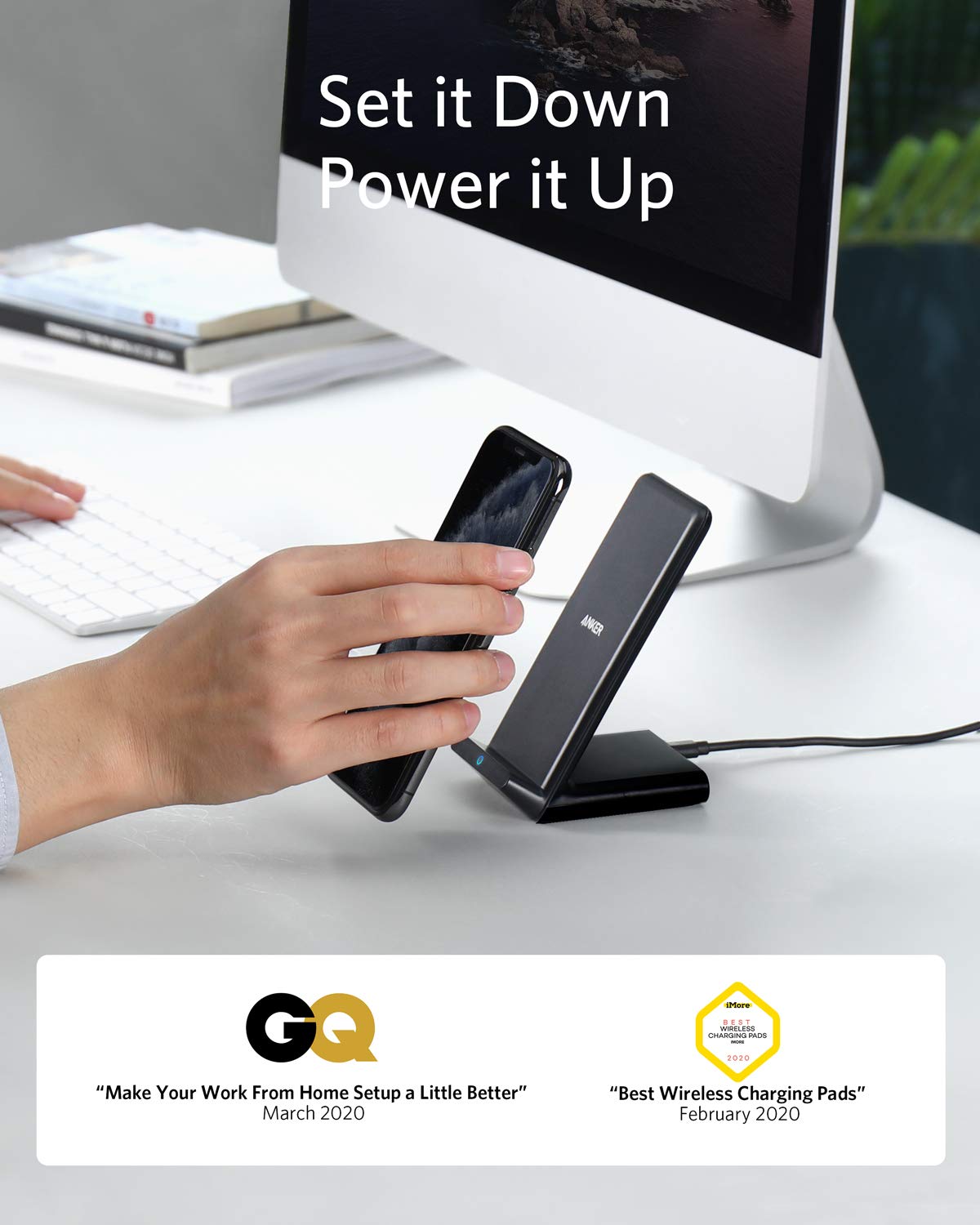 Anker <b>313</b> Wireless Charger (Stand), view 2