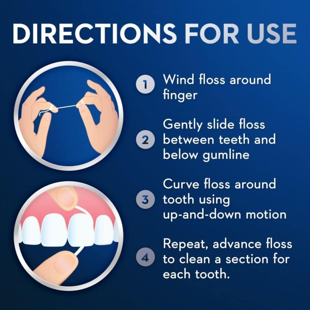 Oral-B Super Floss 50 Count - Effective Interdental Cleaning for Braces and Bridges
