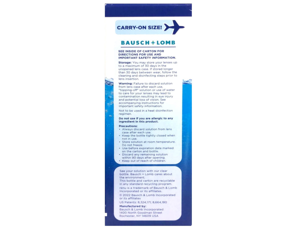 ReNu MultiPlus Lens Solution 360 ml 2 Pack