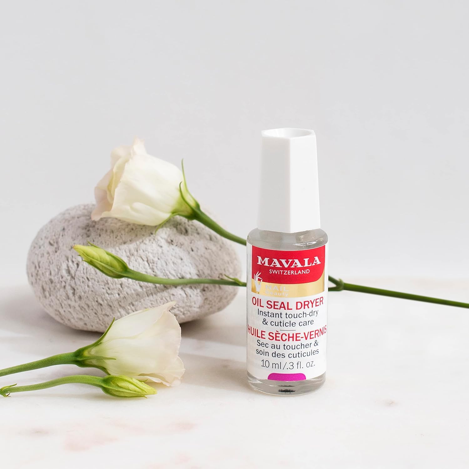 Mavala Nail Care Oil - Quick Dry Nail Polish & Moisturizing Cuticle Oil for Dry Nails - 10ml