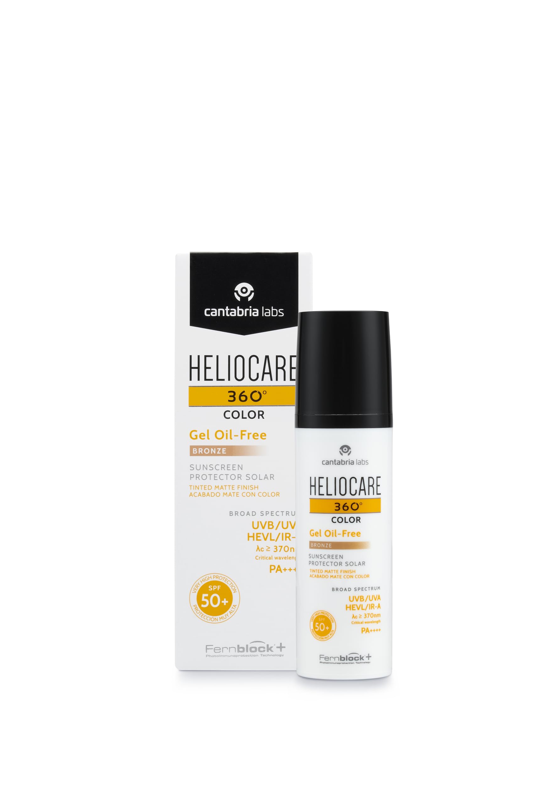 Heliocare 360 Gel Oil Free Bronze Spf 50 50ml