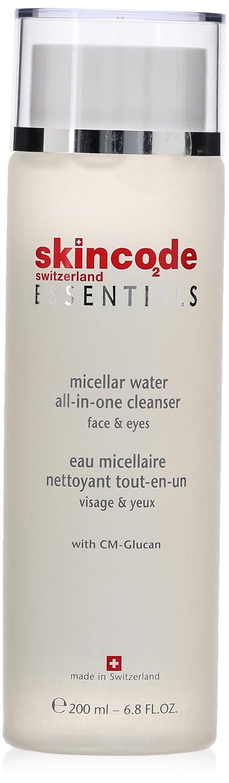 Skincode Micellar Water Cleanser - Gentle, All-in-One Facial Cleanser for Deep Cleansing - 200ml