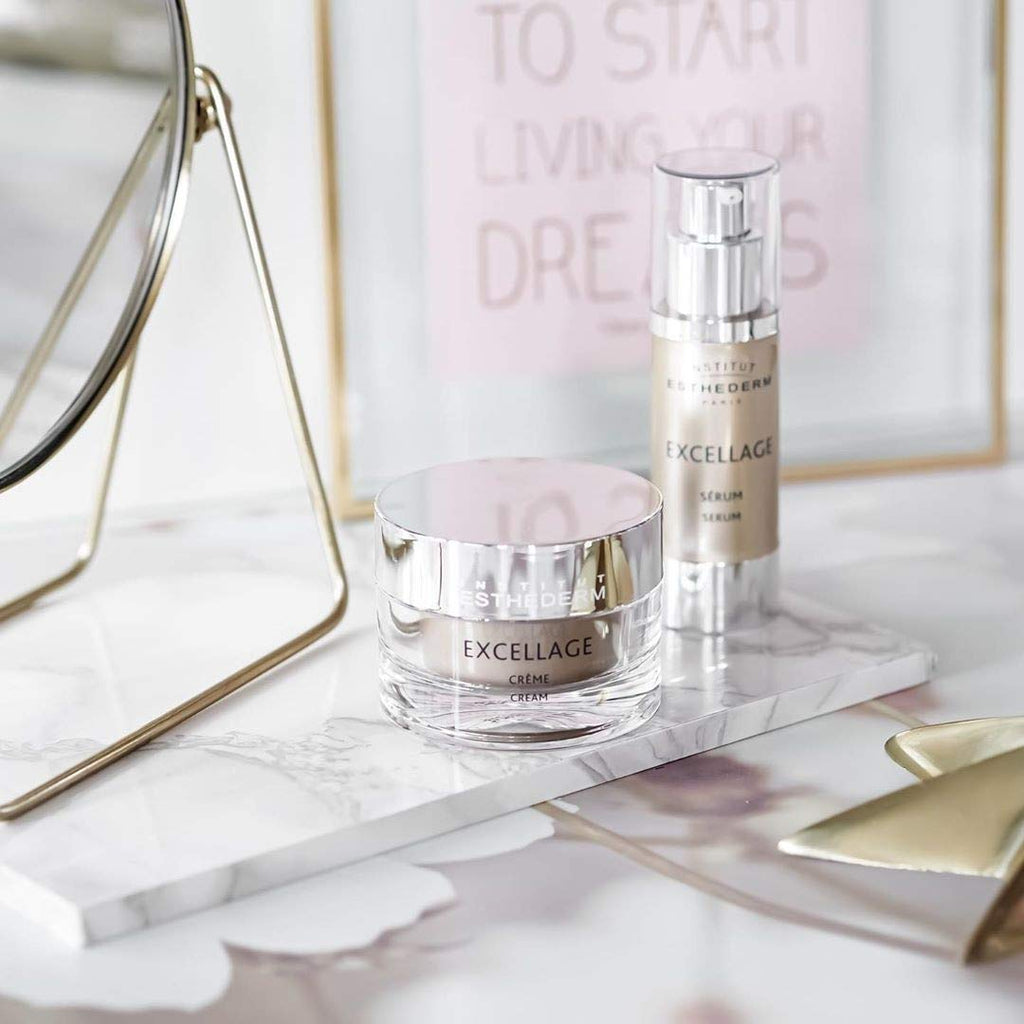 Institut Esthederm Excellage Anti-Aging Serum 30ml - Boosts Skin Elasticity & Firmness