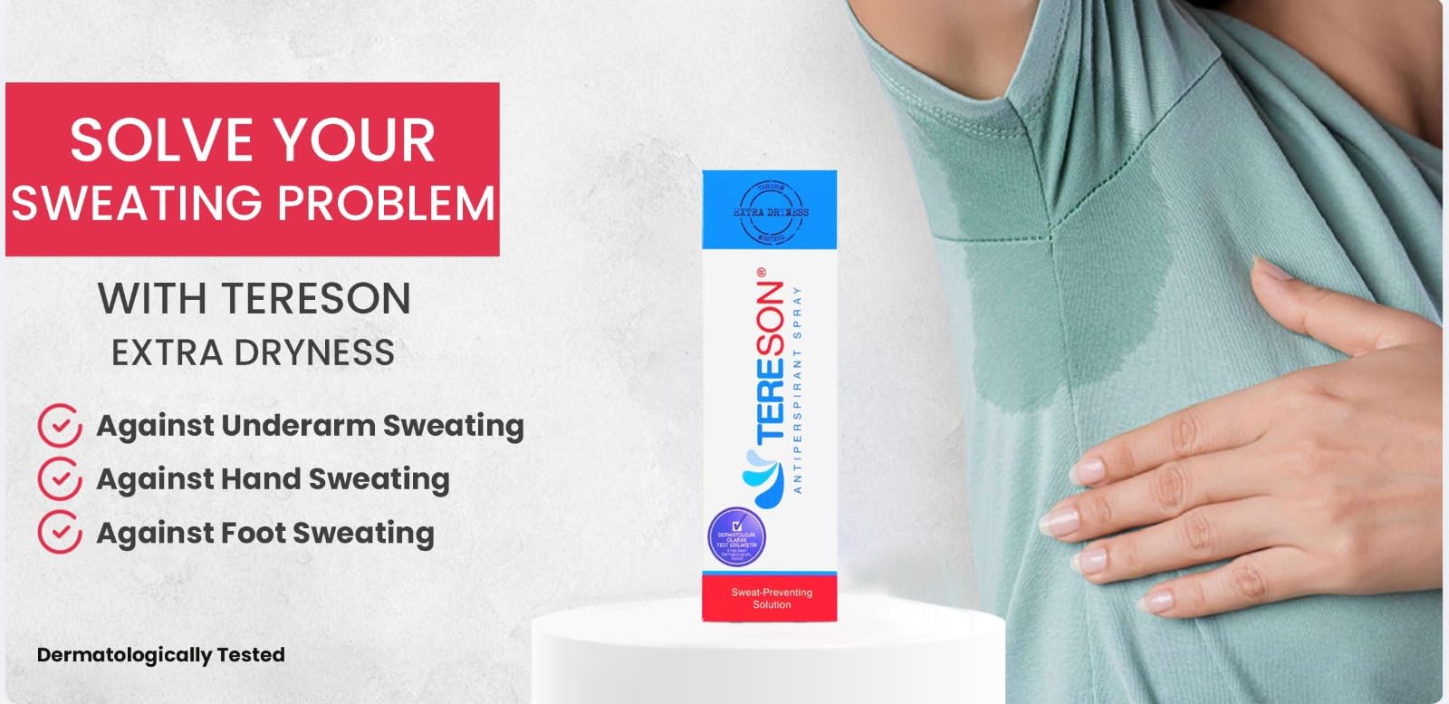 Tereson Antiperspirant Lotion 50ml - Long-Lasting Effect | Effective Dryness