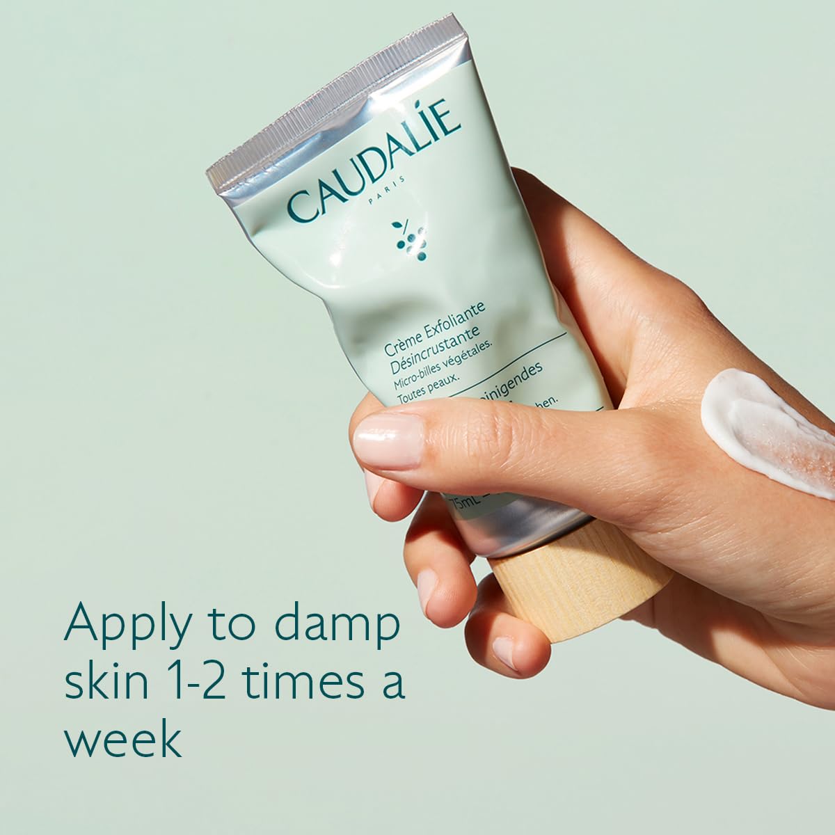 Caudalie Deep Cleansing Exfoliating Cream 75ml - Gentle Exfoliation for Sensitive Skin