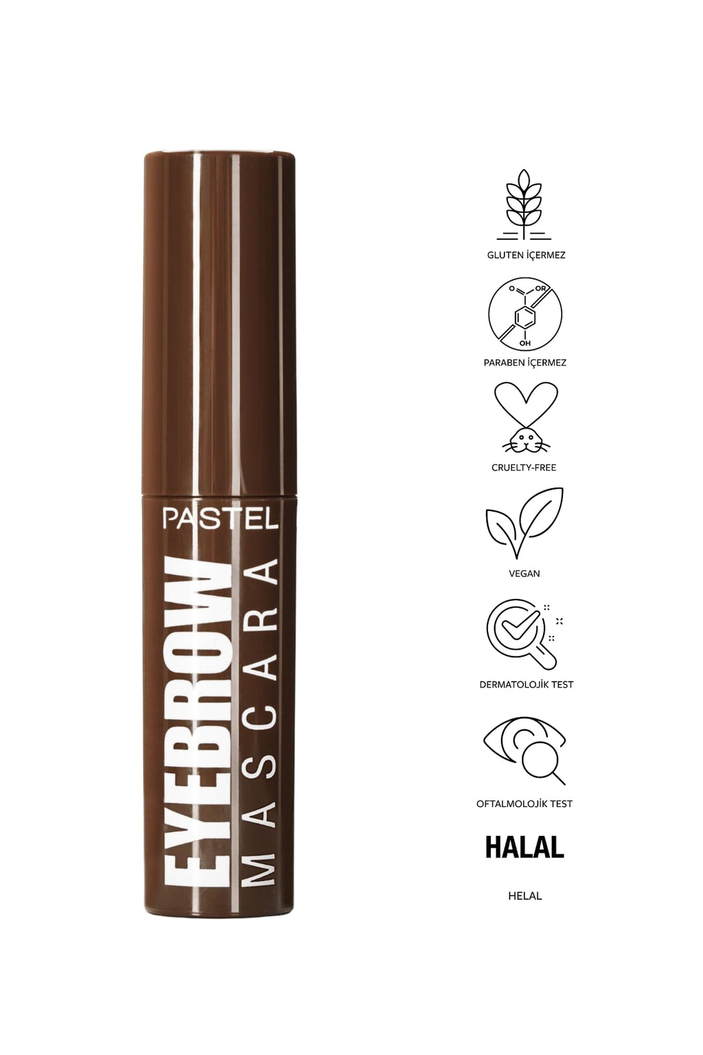 Pastel Profashion Eyebrow Mascara 22 Light Brown - Long-Lasting Creamy Gel Formula for Fuller Brows