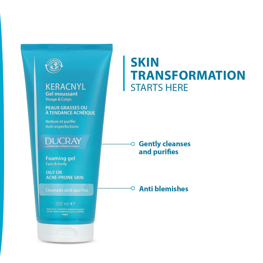 Ducray Keracnyl PP Cream 30 ml + Keracnyl Gel 40 ml