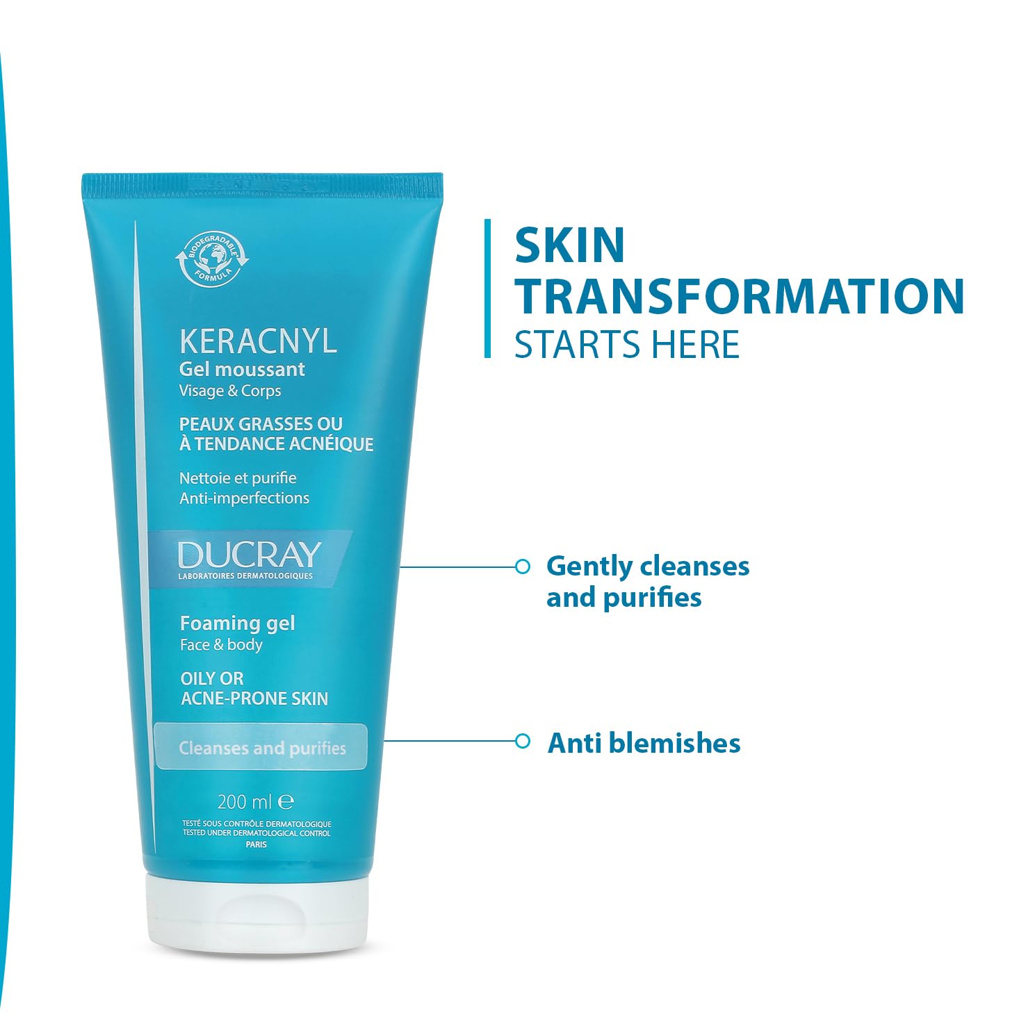 Ducray Keracnyl PP Cream 30 ml + Keracnyl Gel 40 ml