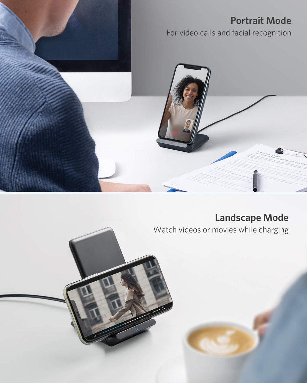 Anker <b>313</b> Wireless Charger (Stand), view 4