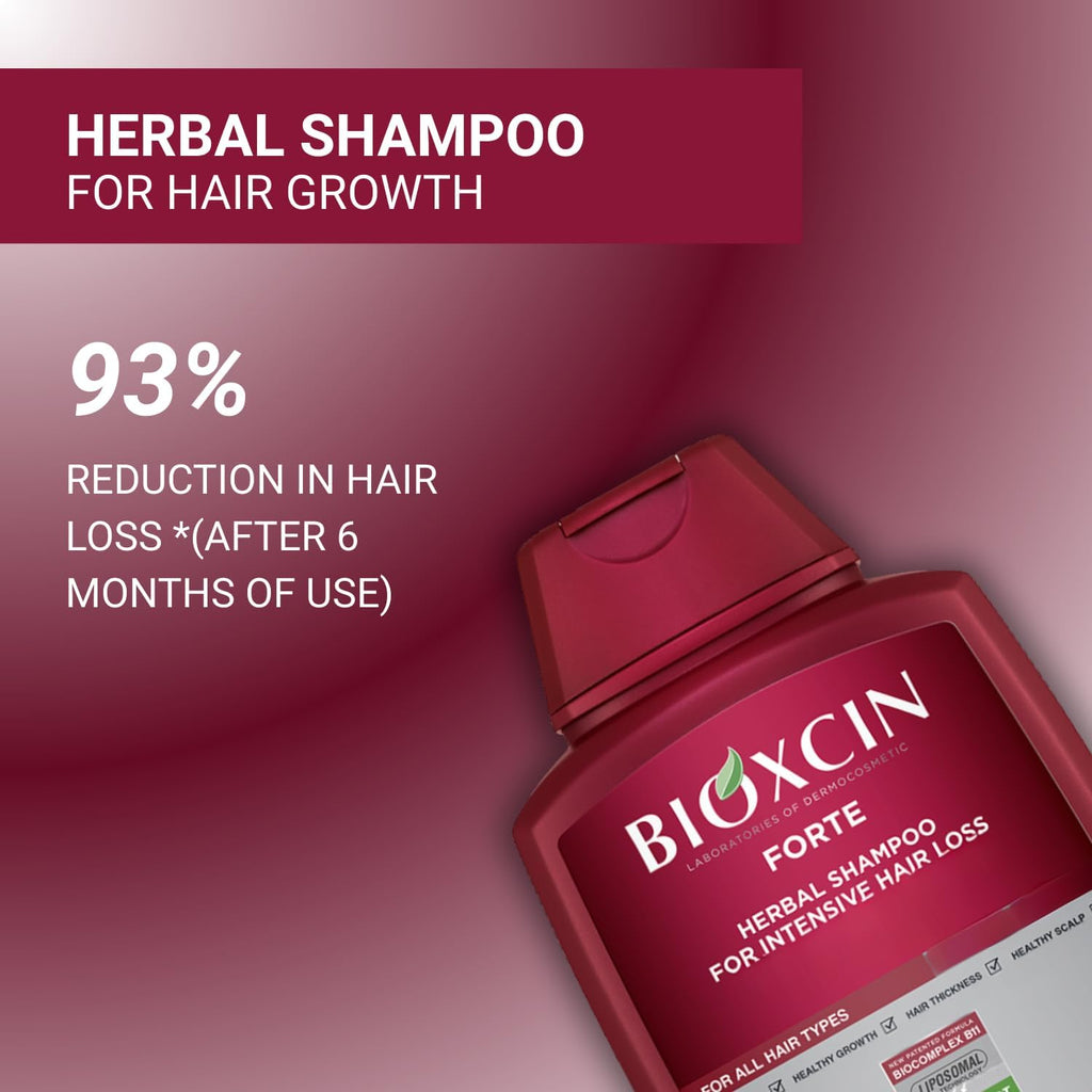 Bioxcin Forte Shampoo - 3 For 2 Deal | 8x Intense Formula