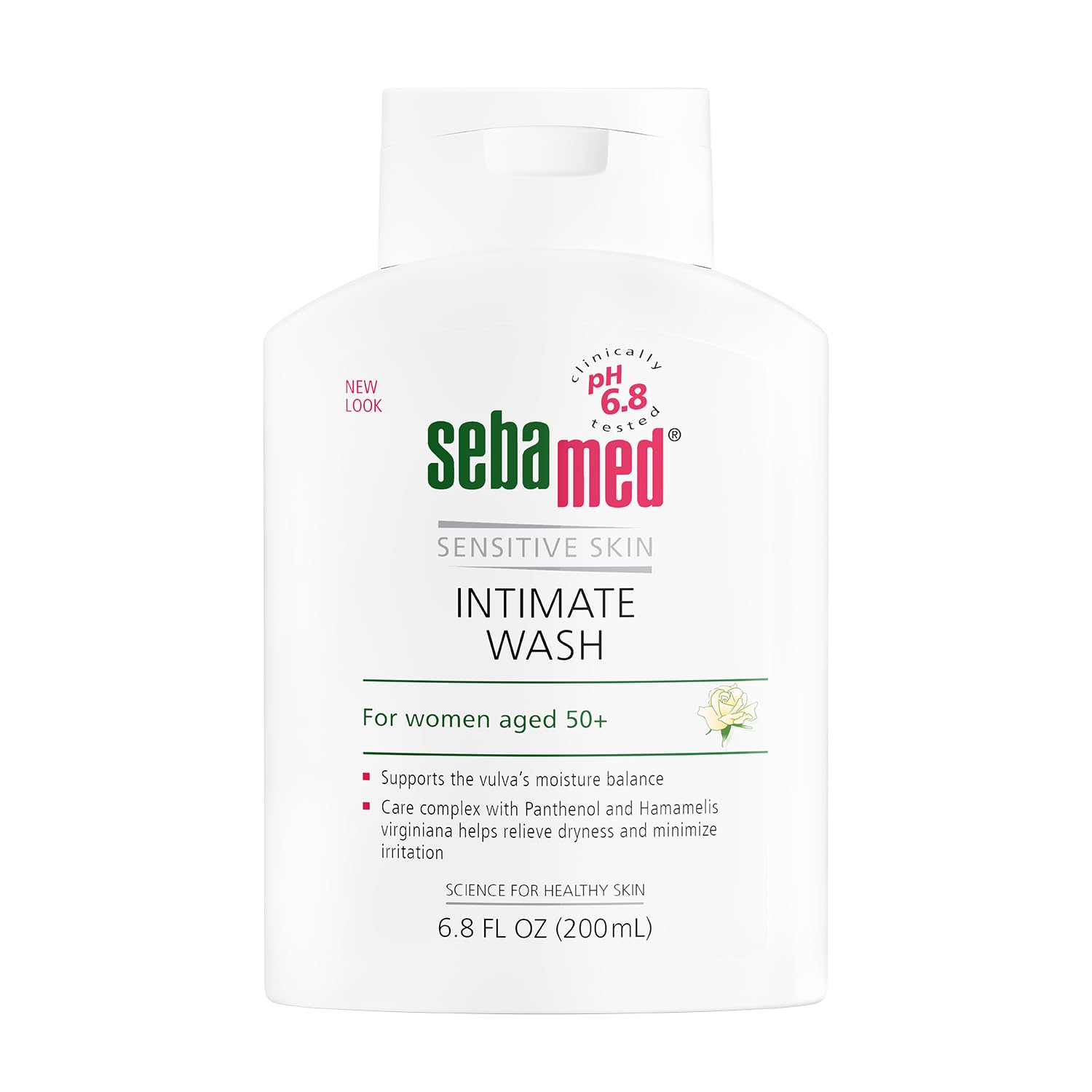 Sebamed Intimate Wash Gel pH 6.8 - Gentle Hygiene for Women Over 50, Natural Intimate Care