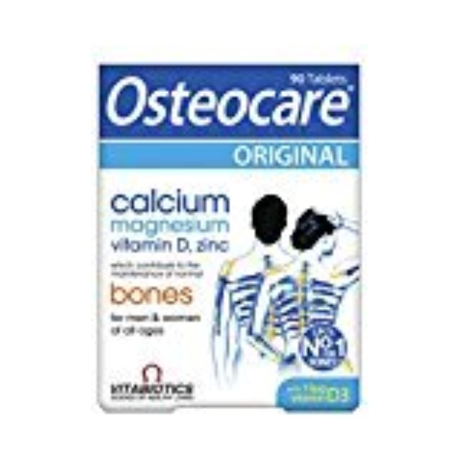 Vitabiotics Osteocare Original 90 Tablets - Calcium & Vitamin D Supplement for Bone Health