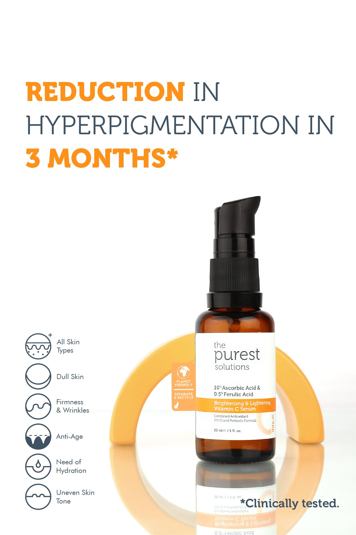 The Purest Solutions Brightening Lightening Vitamin C Serum 30ml