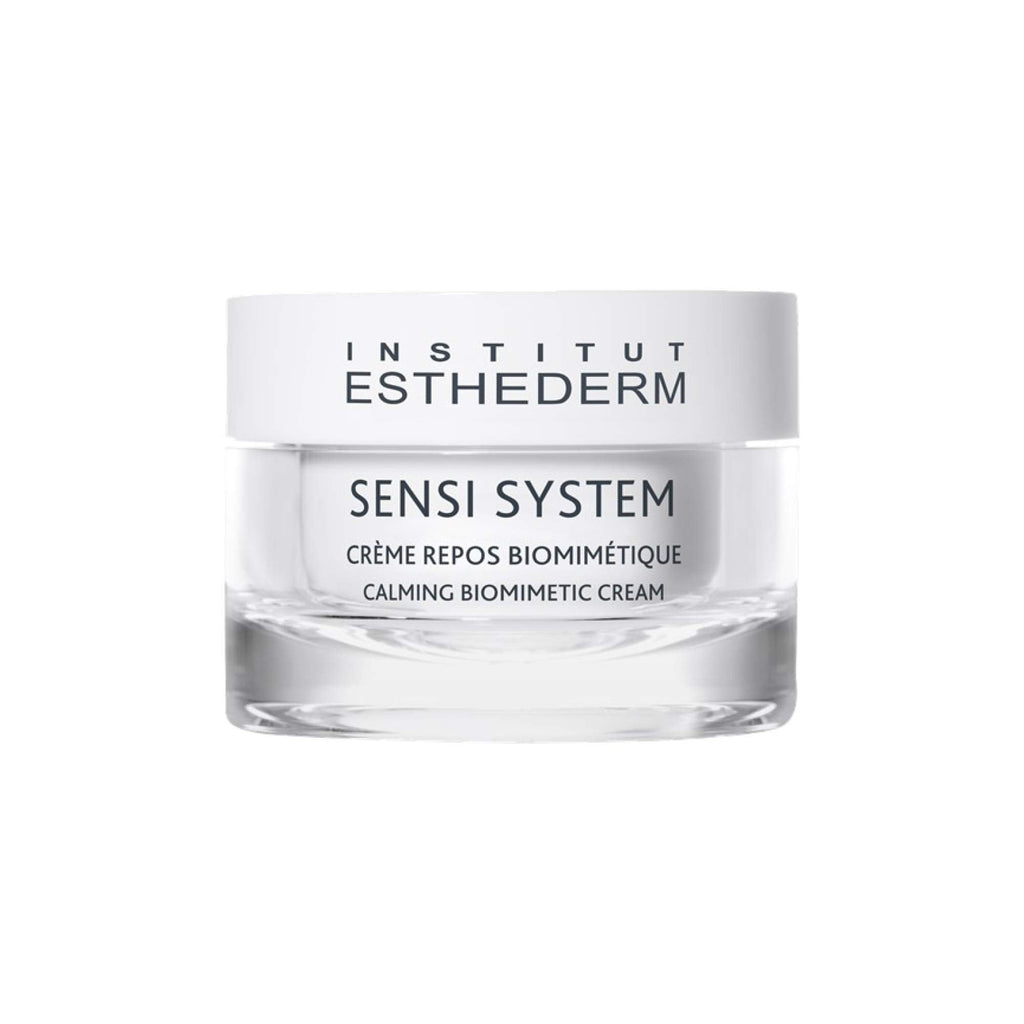 Esthederm Sensi System Calming Biomimetic Cream 50ml - Soothing Sensitive Skin with Fragrance-Free Skincare