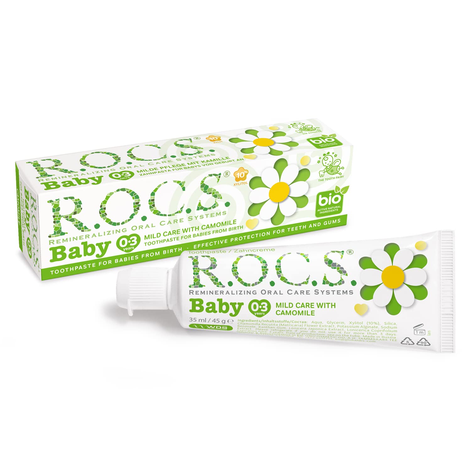 R.O.C.S Baby Toothpaste - Chamomile Extract | 35ml