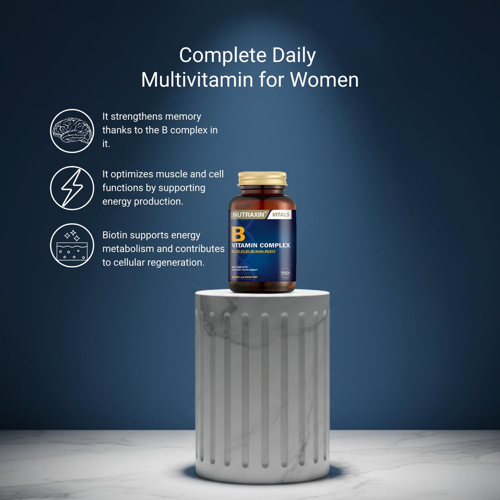 Nutraxin B Vitamin Complex 60 Tablets