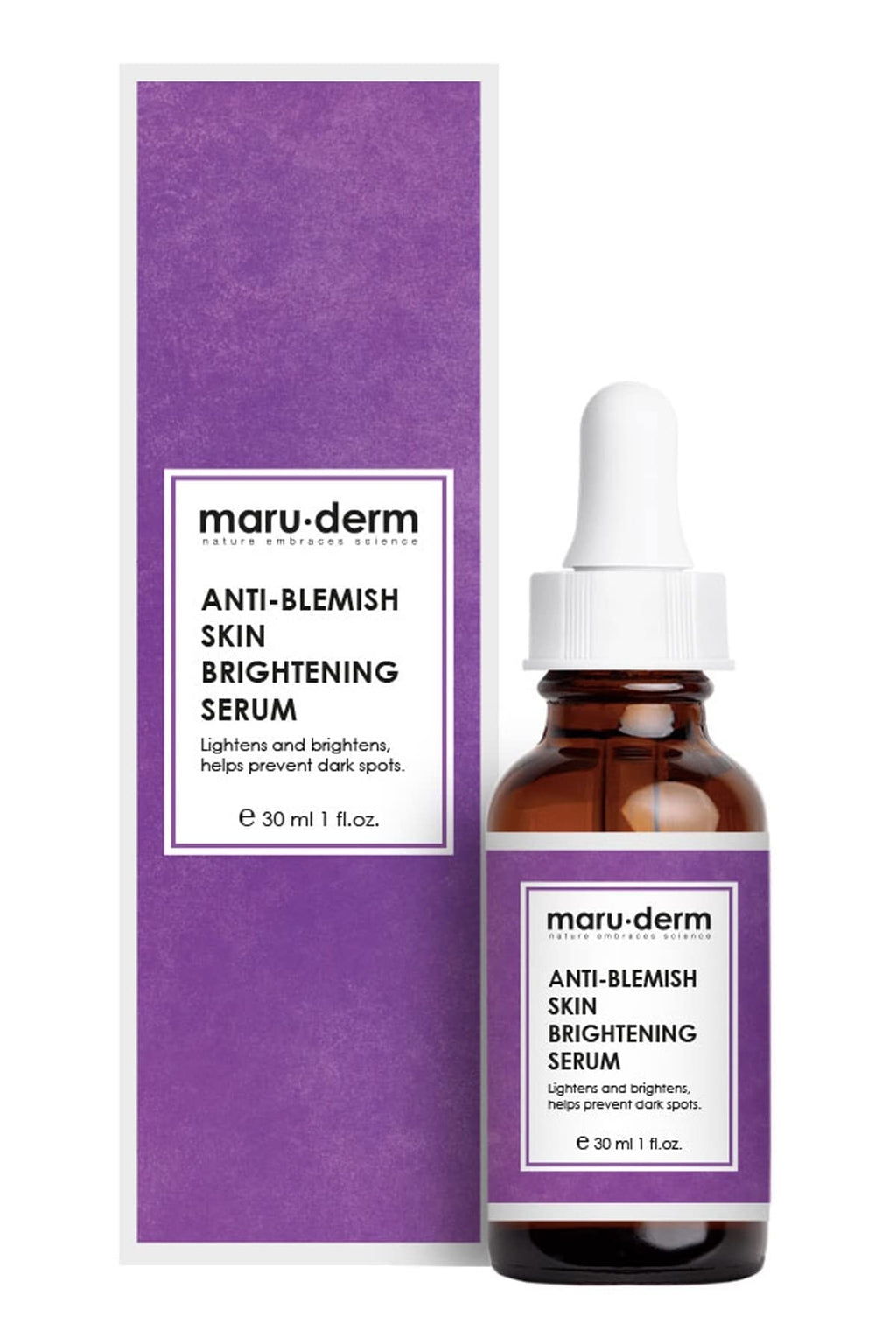 Maruderm Anti-Spot Brightening Skin Care Serum - 30ml, Paraben-Free, Niacinamide Enriched for Hydrated, Even Skin Tone