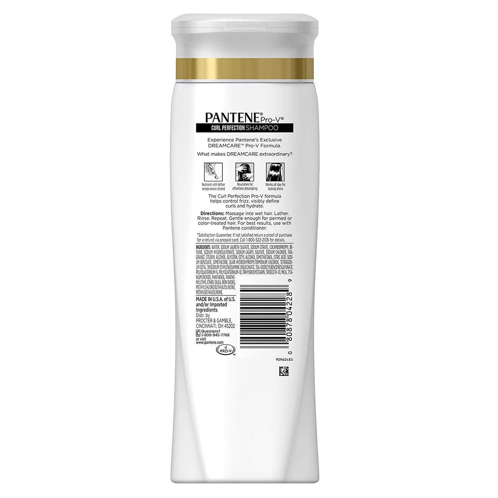 Pantene Pro-V Frizz No More Shampoo - Nourishing Formula for Curly Hair | 10.9 fl oz