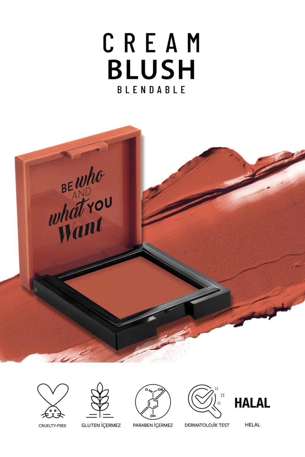Pastel Creamblush Blendable 3.6g No:49 Heavenly - Cruelty-Free, Dermatologically Approved Cream Blush for Natural Makeup Looks
