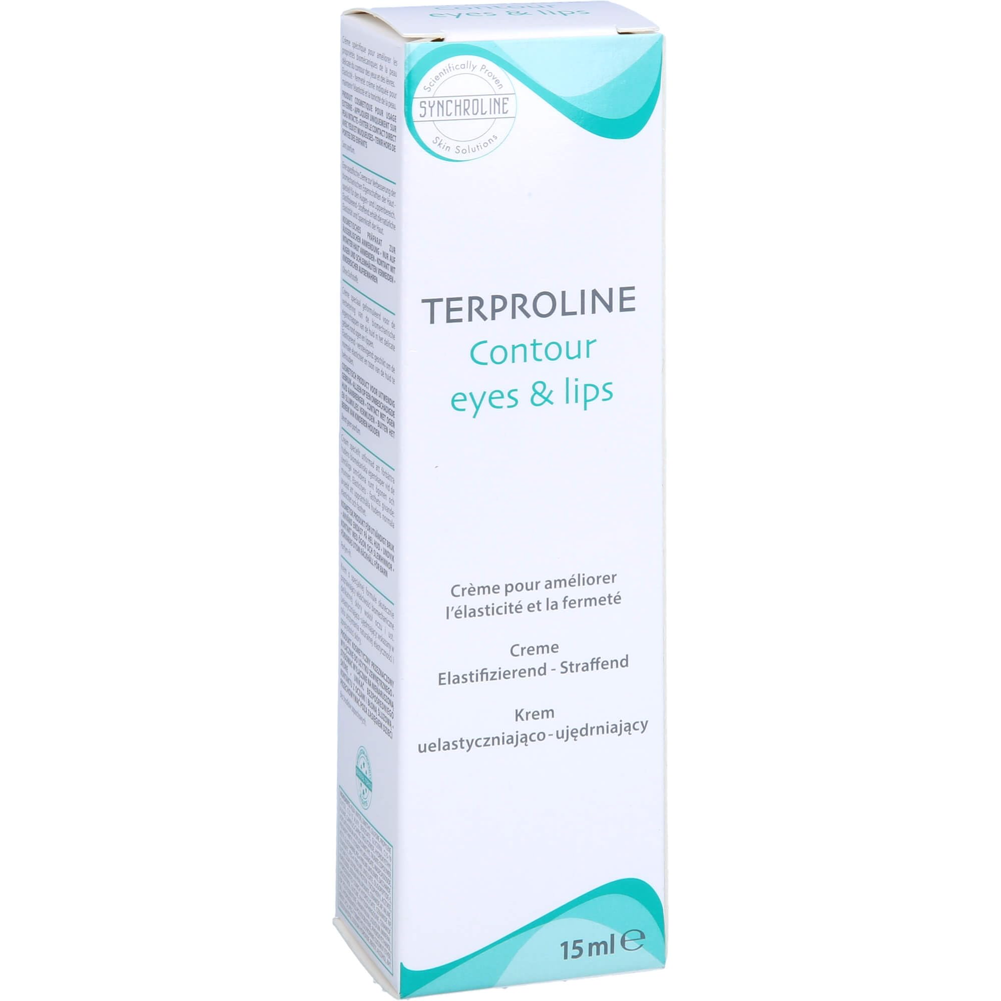 Synchroline Terproline Eye and Lip Care Cream 15ml - Anti-aging, Hydrating Cream for Sensitive Skin