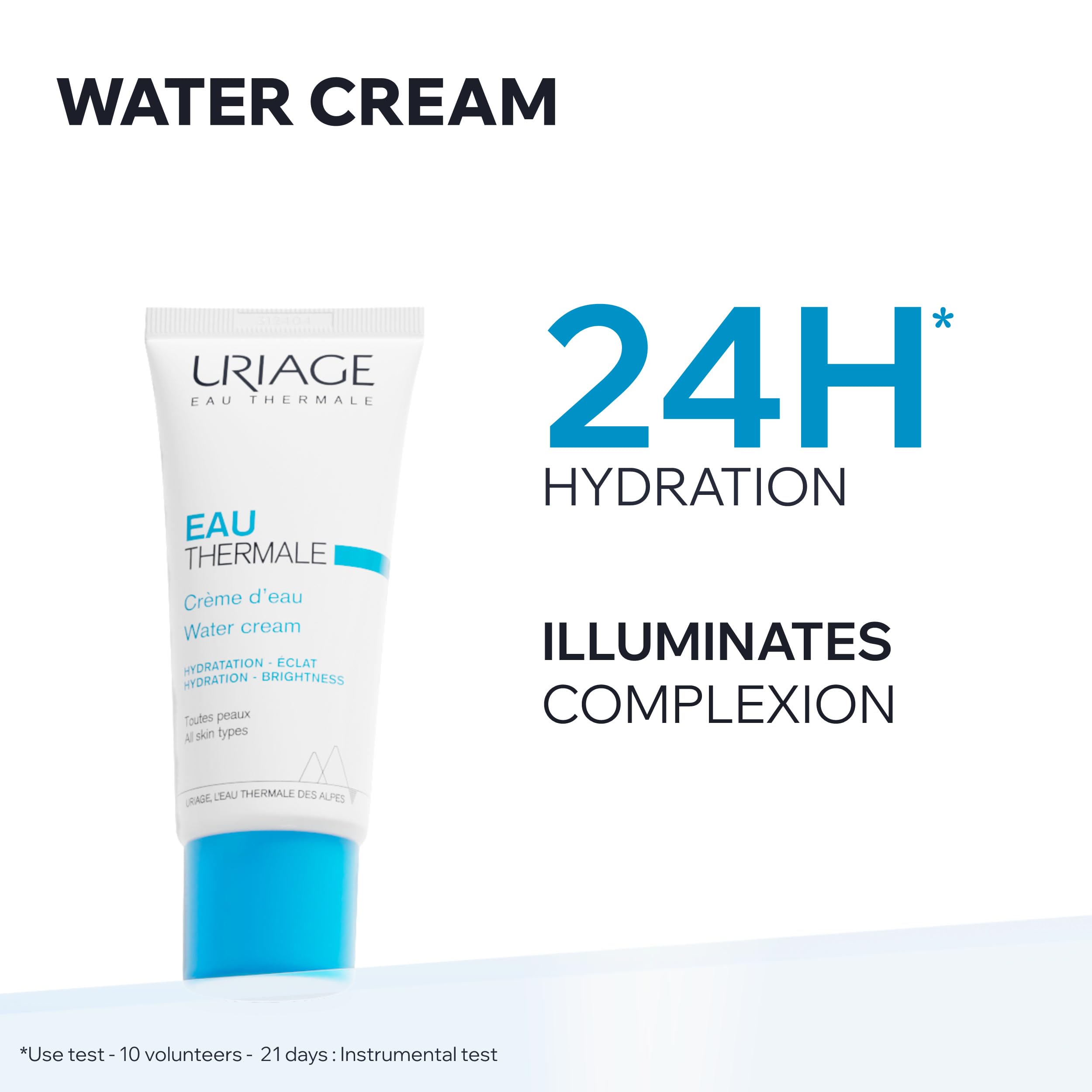 Uriage Eau Thermale Light Water Cream SPF20 40ml - Lightweight Moisturizing Cream with SPF20 Protection
