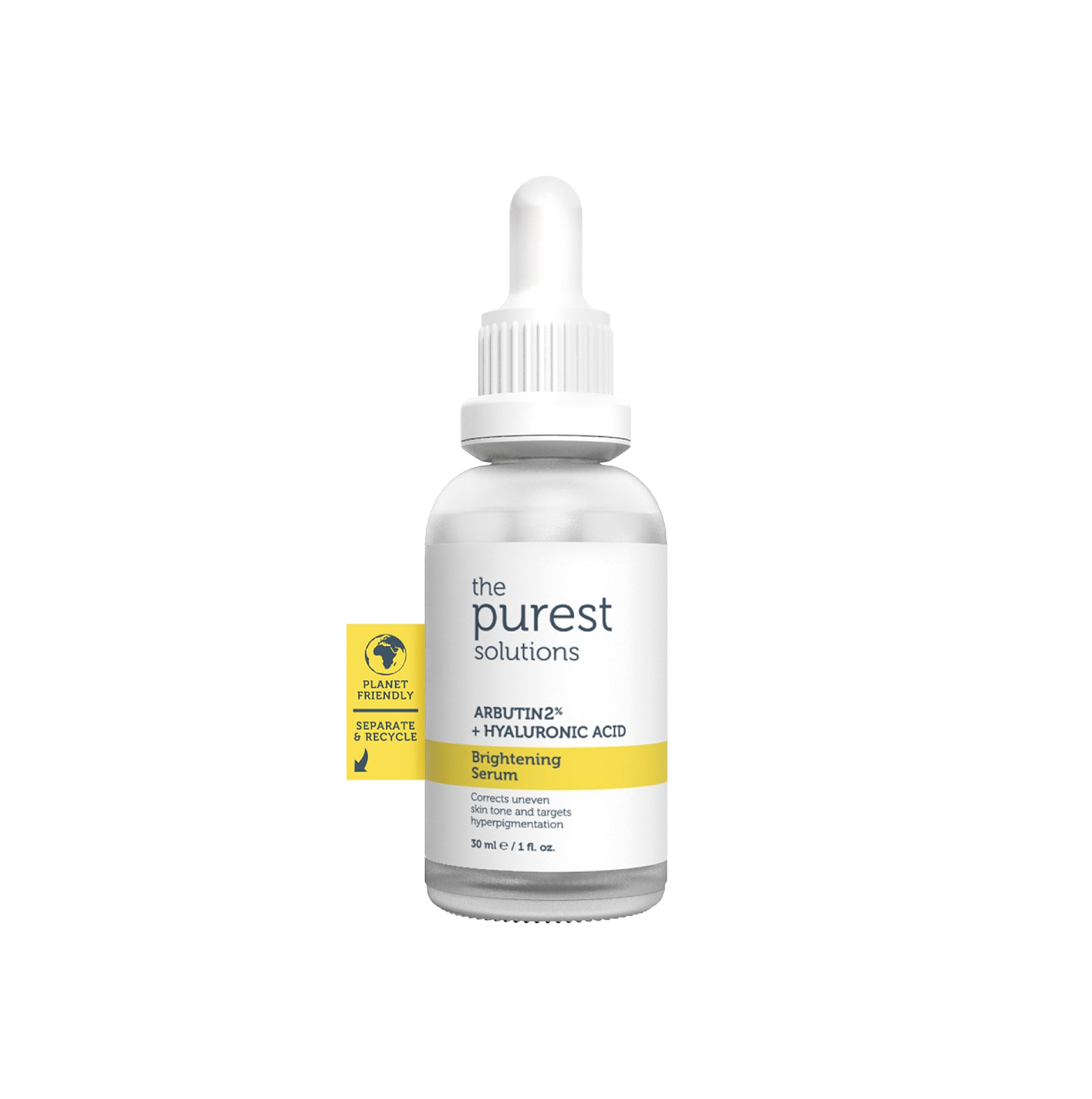 The Purest Solutions Brightening Serum - Arbutin & Hyaluronic Acid | 30ml