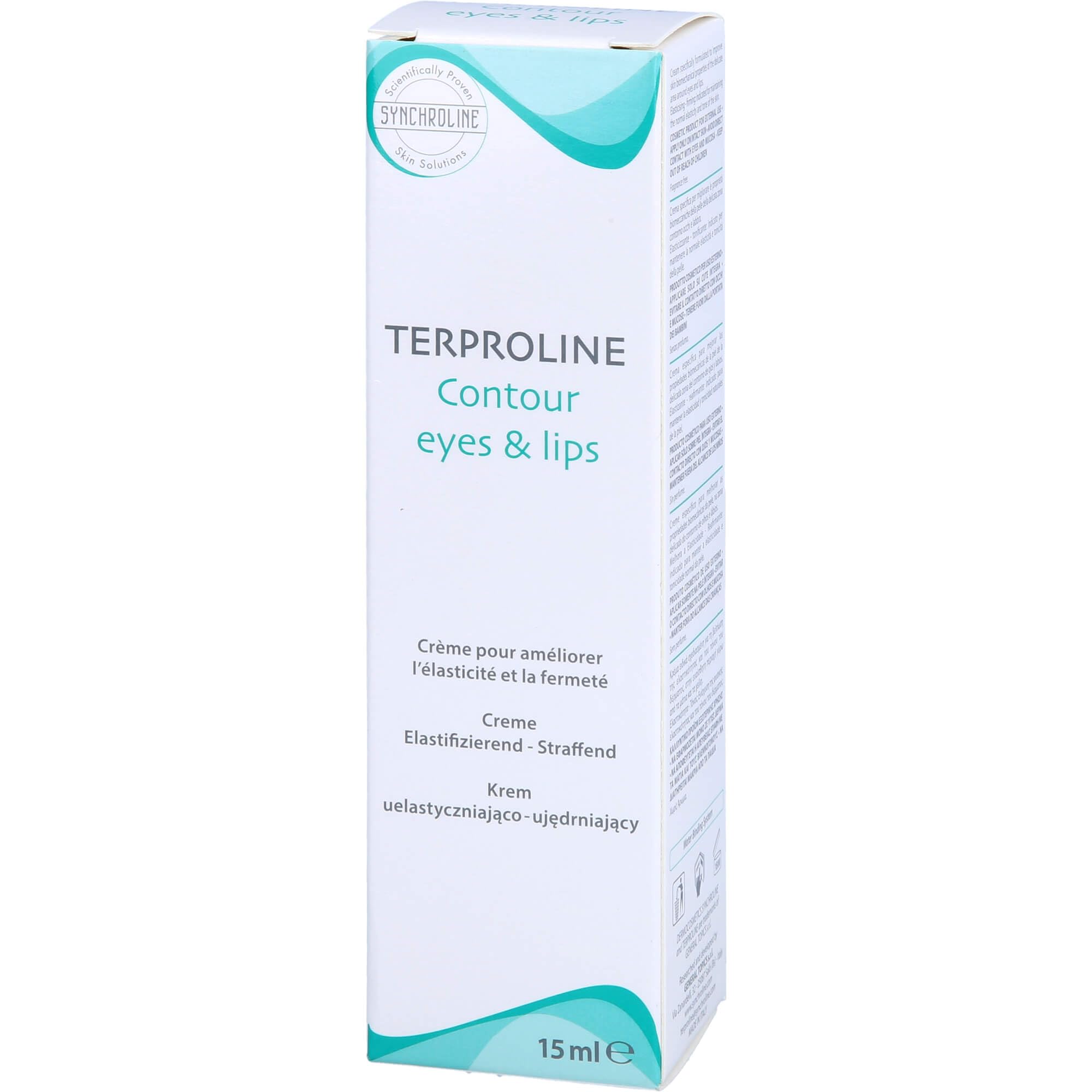 Synchroline Terproline Eye and Lip Care Cream 15ml - Anti-aging, Hydrating Cream for Sensitive Skin