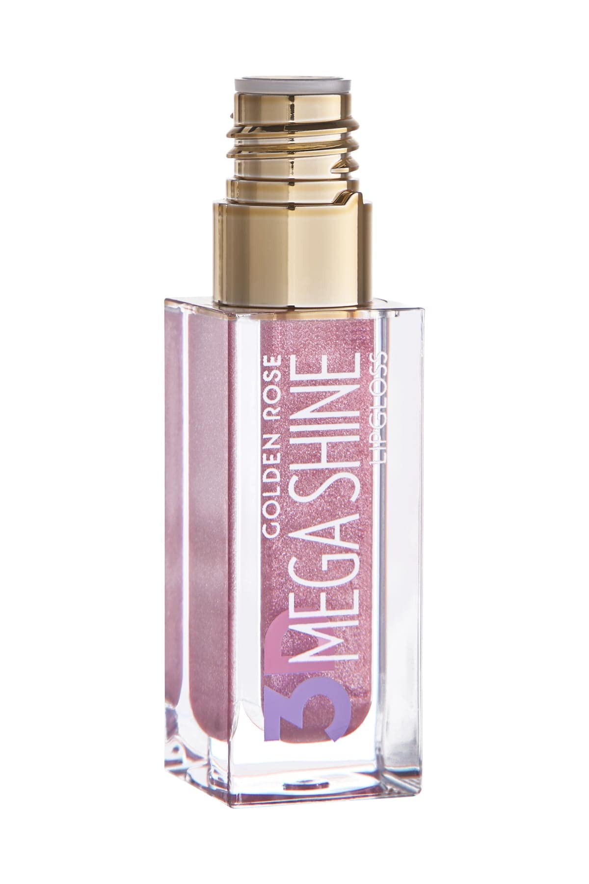 Golden Rose 3D Mega Shine Lip Gloss No. 121 Sparkle - Ultra Shiny, Lightweight Lip Gloss for Fuller Lips