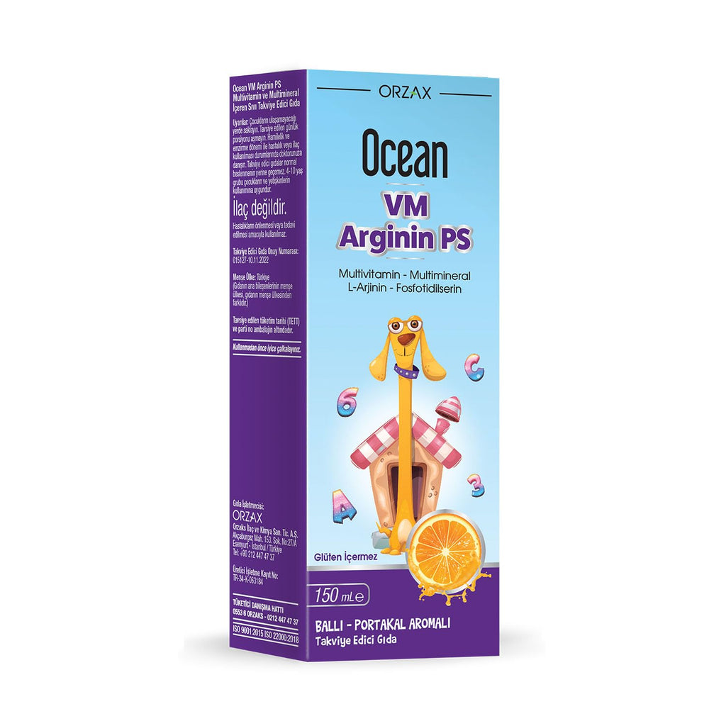 Ocean VM Arginin PS 150 ML Dietary Supplement - Multivitamin