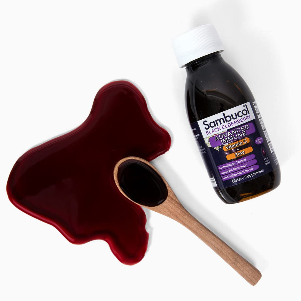 Sambucol Black Elderberry Syrup for Immune System Support - 4.06 fl oz
