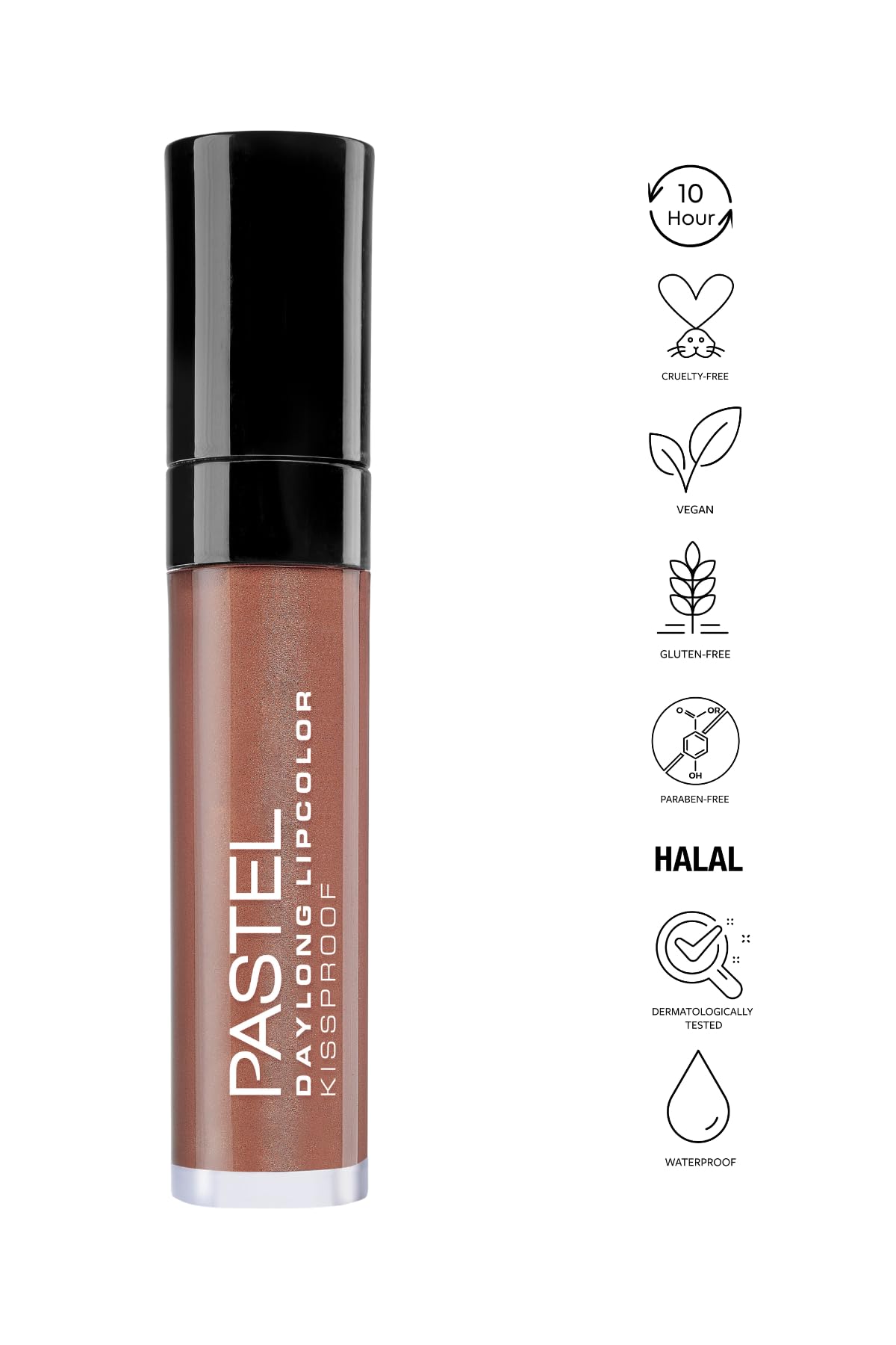 Pastel Daylong Long-Lasting Pastel Lipstick, Non-Transfer Formula, 7ml - Ideal for Makeup Enthusiasts