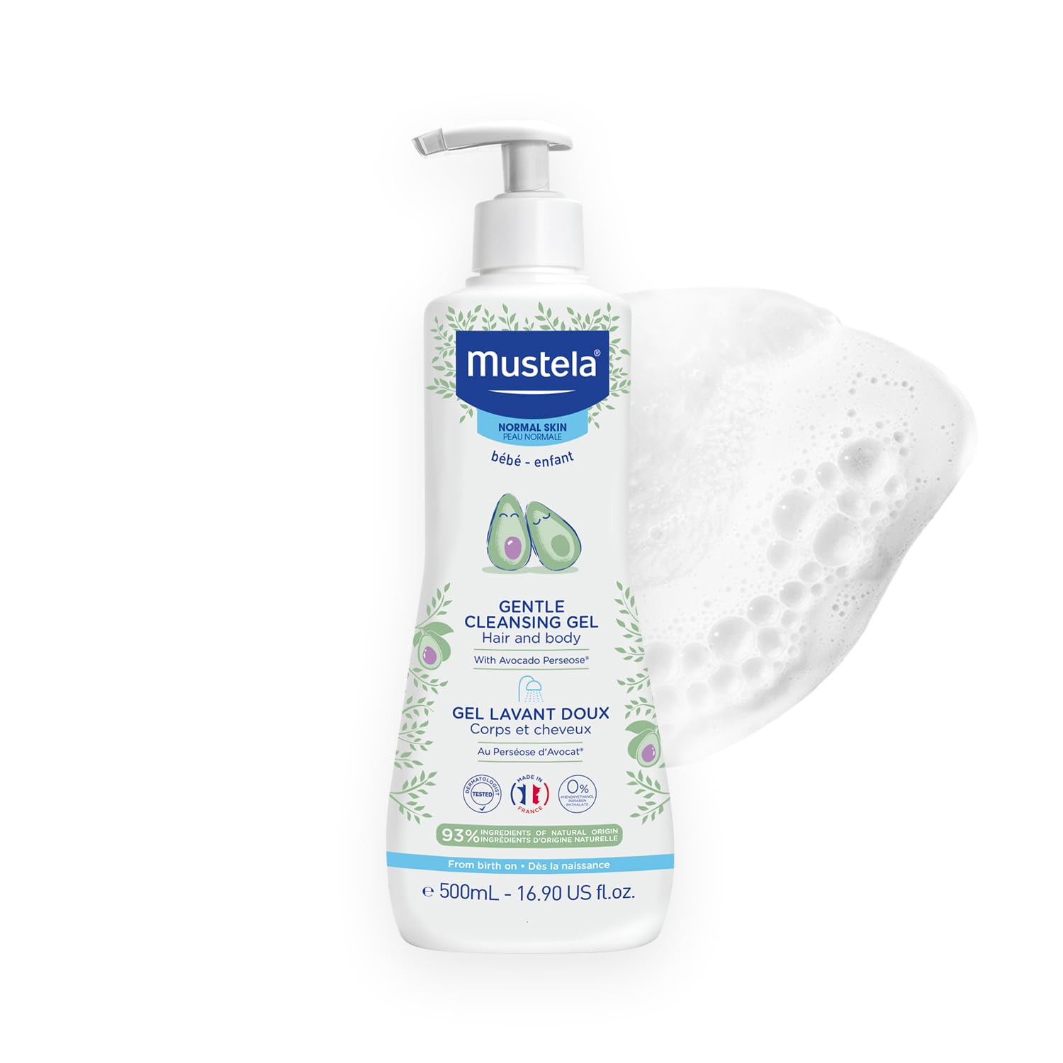 Mustela Gentle Cleasing Come 500 ML Newborn Shampoo