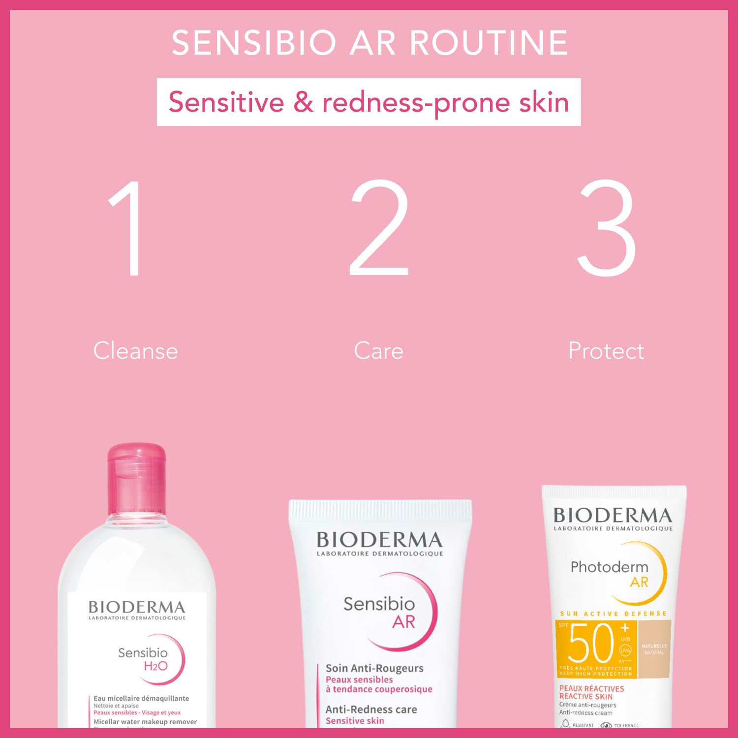 Bioderma Sensibio AR BB Cream SPF30 - Redness Relief for Sensitive Skin, Moisturizing BB Cream