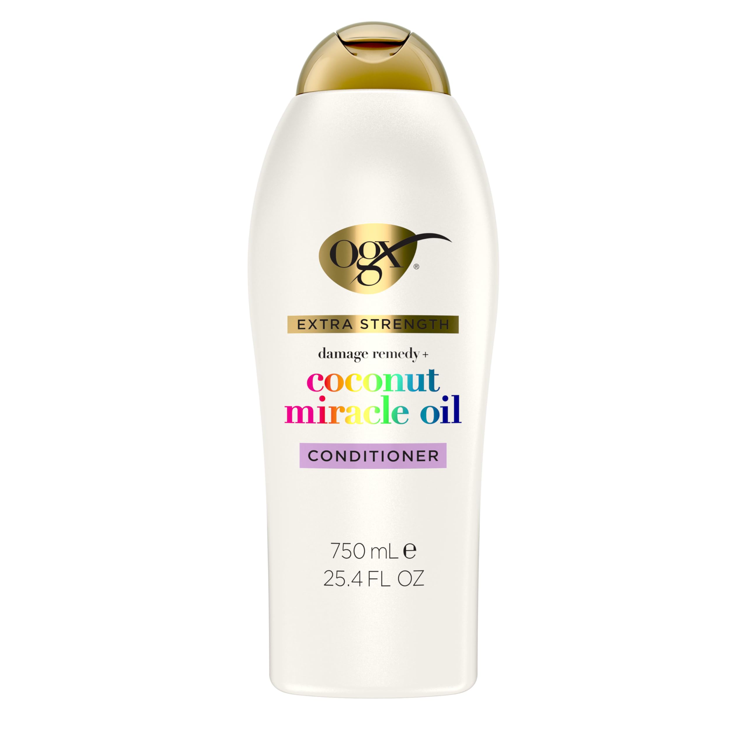 OGX Coconut Miracle Oil Conditioner - Sulfate-Free Hair Repair & Nourishment 13.01 fl oz