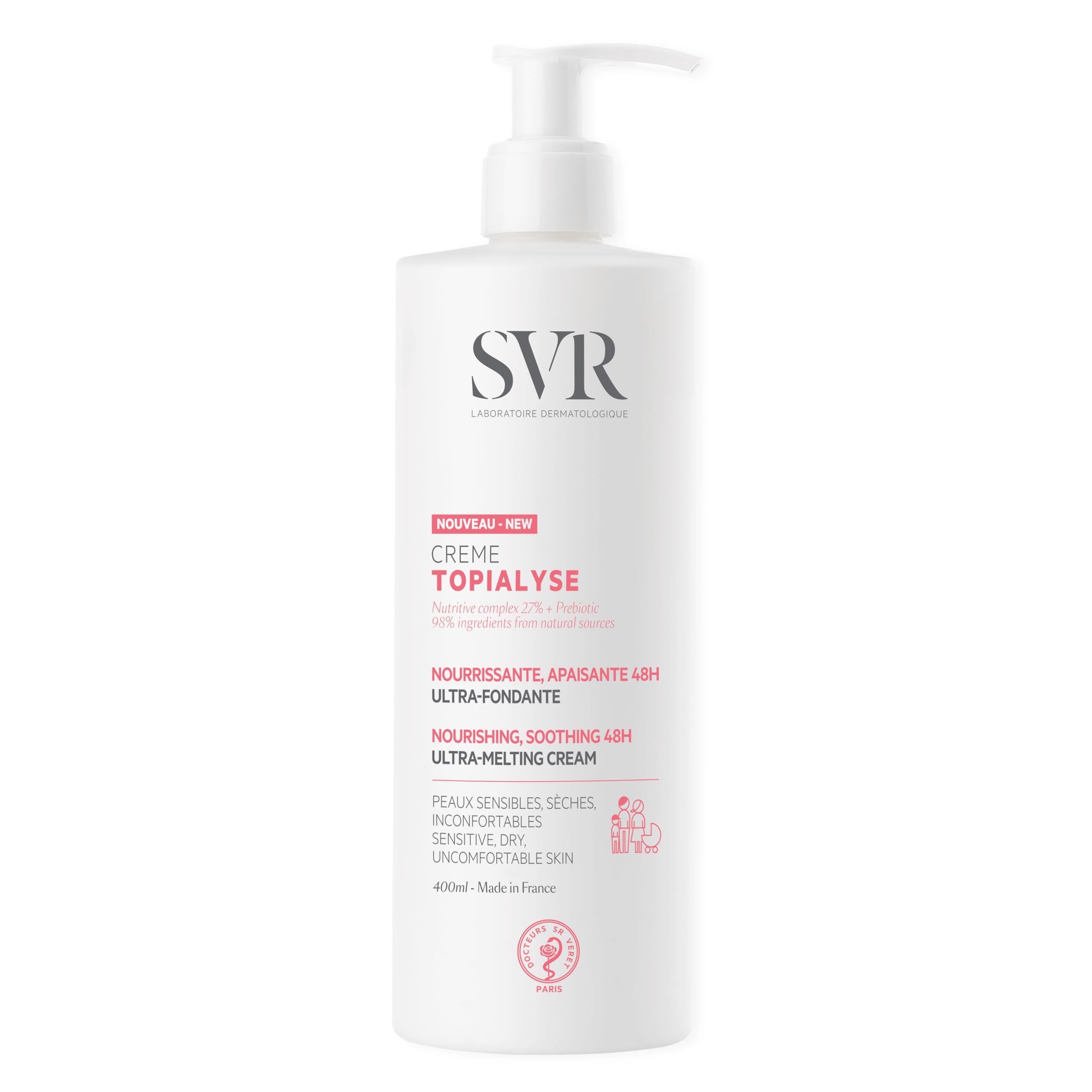 SVR Physiopure Tonic Lotion 200ml - Gentle, Alcohol-Free Skincare for Sensitive Skin