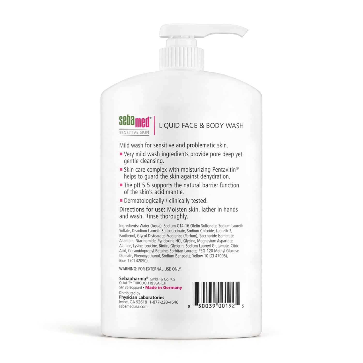 Sebamed Liquid Face & Body Wash - 1000 ml