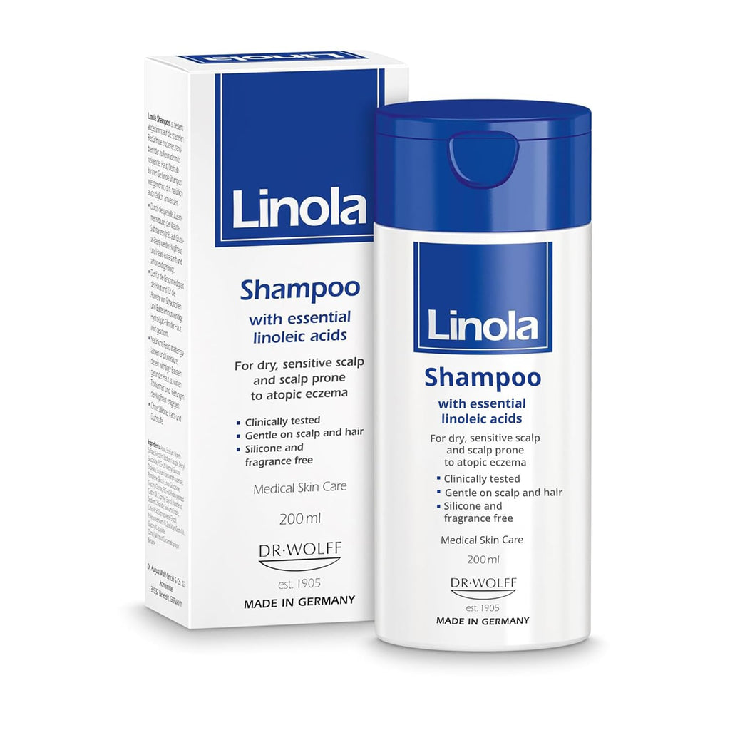 Linola Gentle Shampoo for Sensitive Scalp - 200 ml, Linola Hair Care
