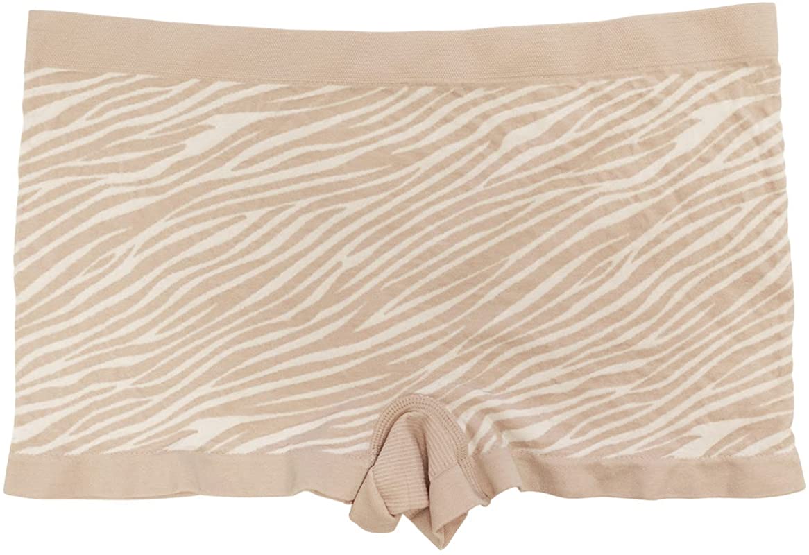 Love Libby Panties Zebra Print Seamless Tag Free Boyshort — main product shot