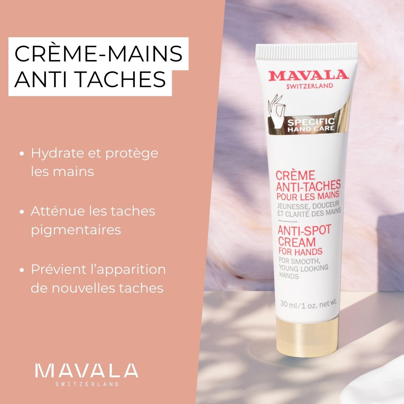 Mavala Anti-Ageing Hand Cream - Reduce Brown Spots & Improve Hand Appearance
