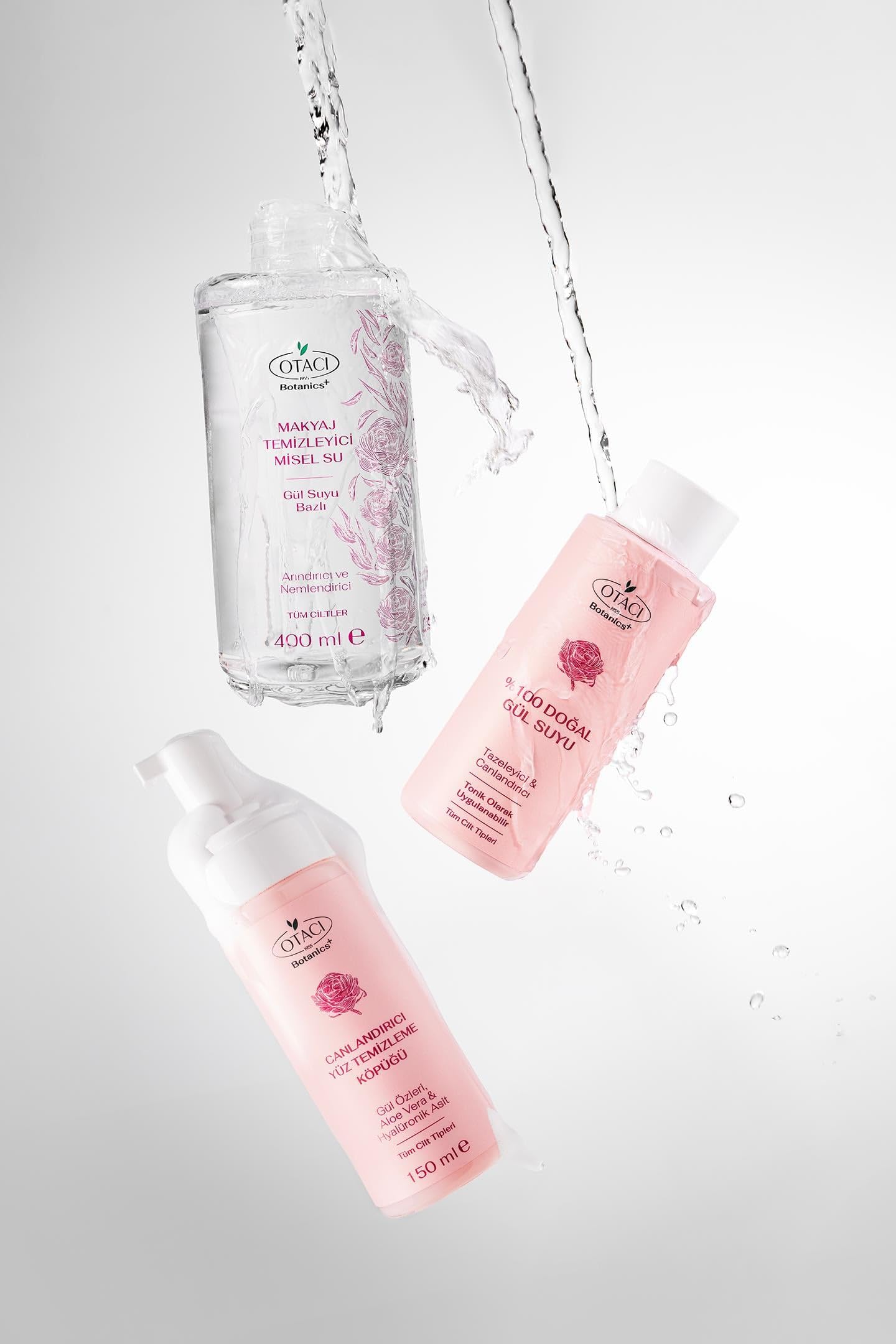Otacı Rose Extract Facial Cleansing Foam 150ml - Gentle Cleanser | Vegan