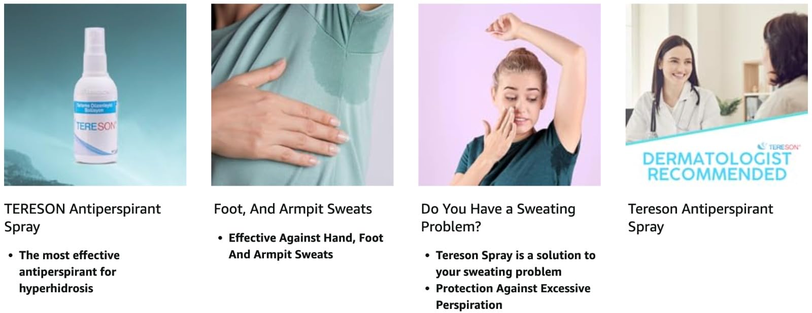 Tereson Antiperspirant Lotion 50ml - Long-Lasting Effect | Effective Dryness