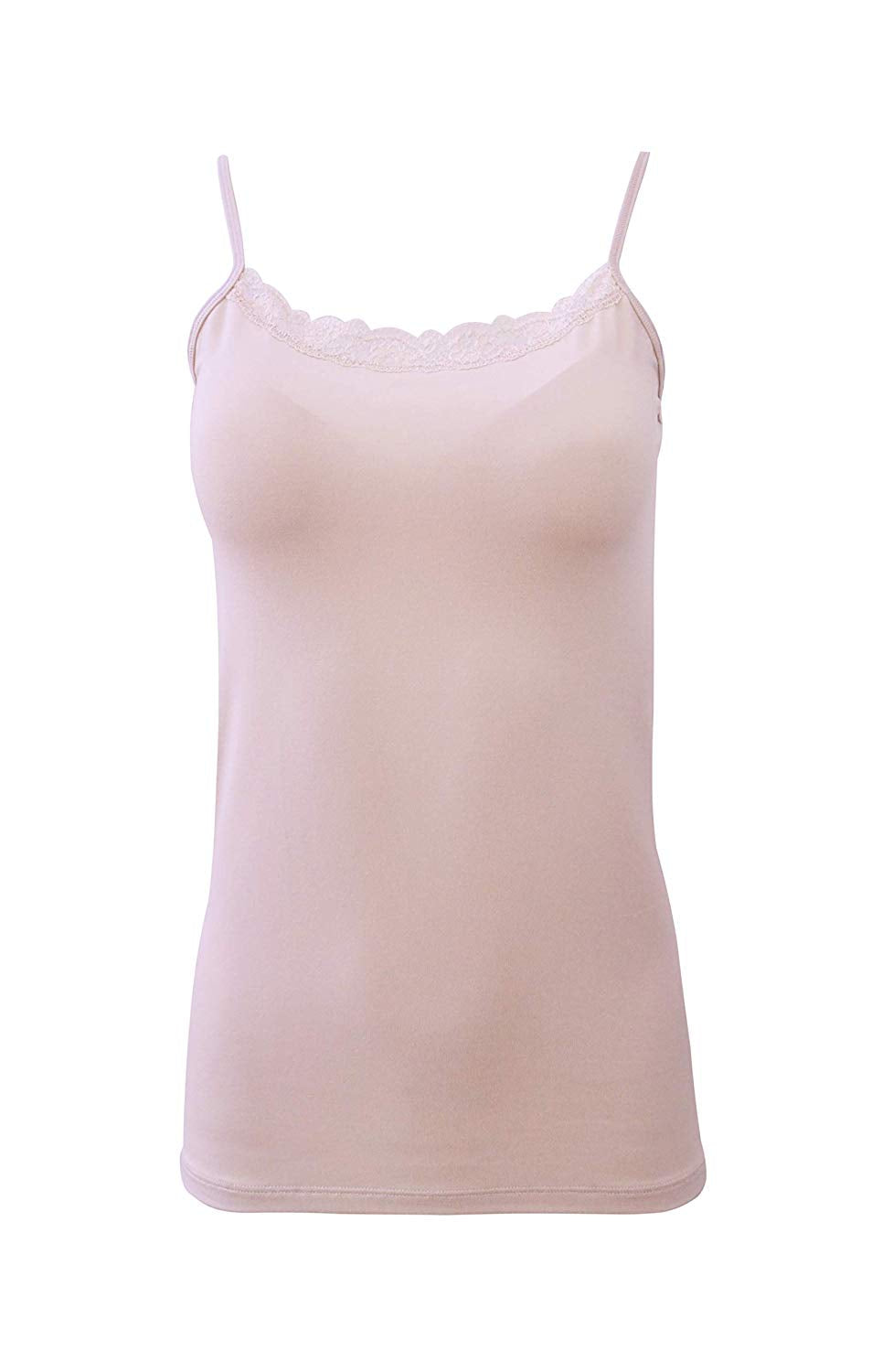 tittimitti EGI Luxury Modal Women's Lace-Trimmed Tank Top. Proudly Made in Italy.(1120) — lifestyle context
