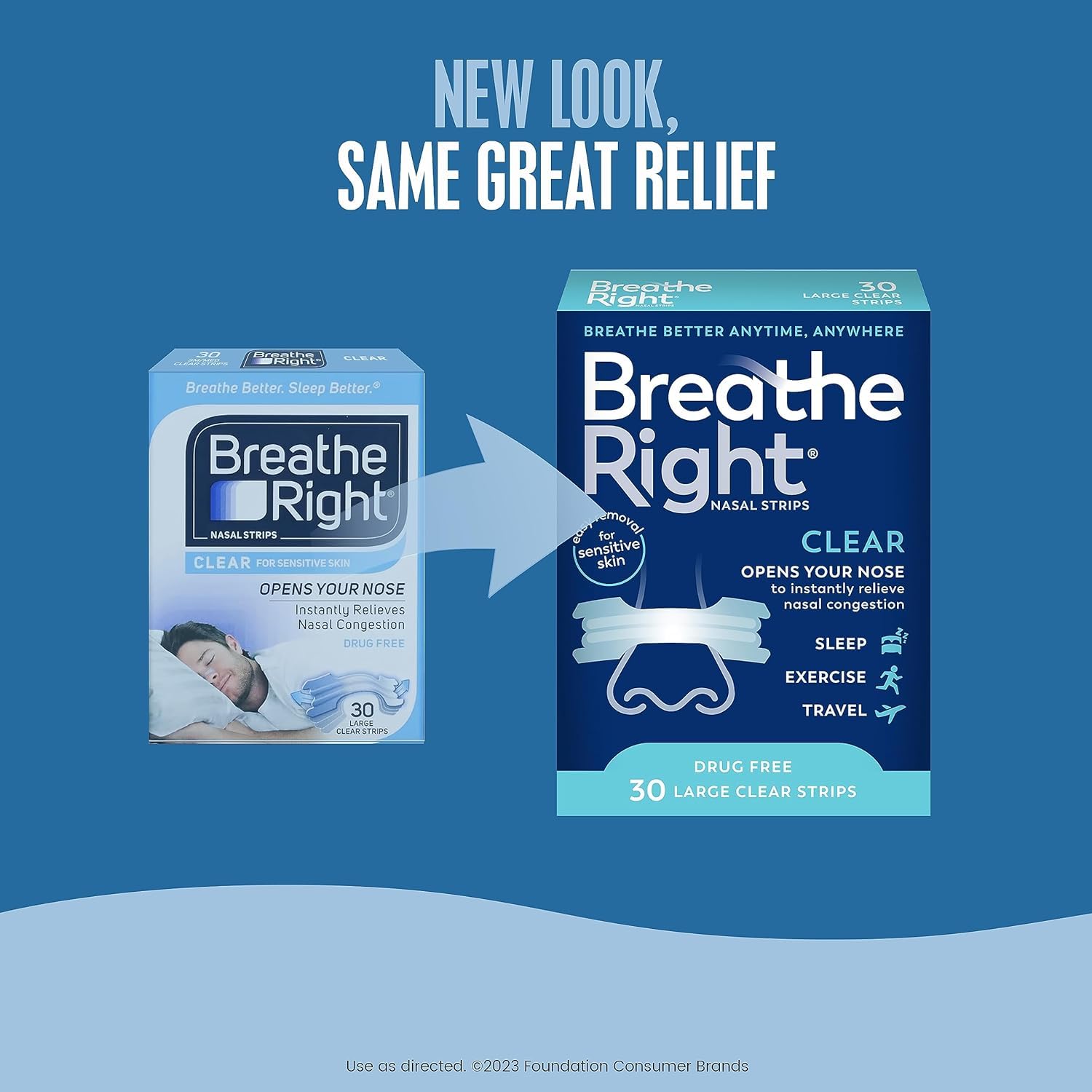 Breathe Right Nasal Strip Large Size