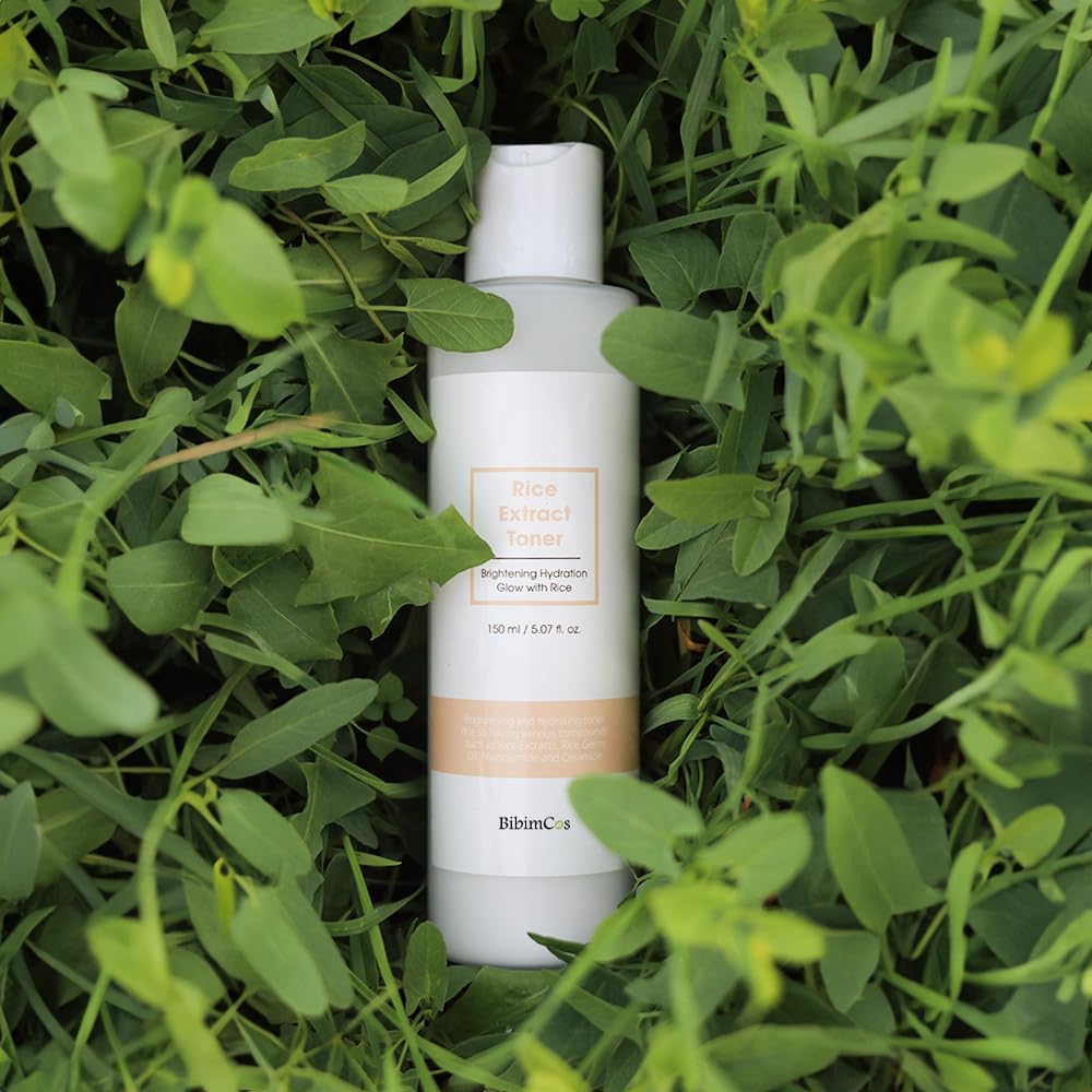 Bibimcos Rice Extract Toner 150 ml - Natural Hydrating Toner for Sensitive Skin