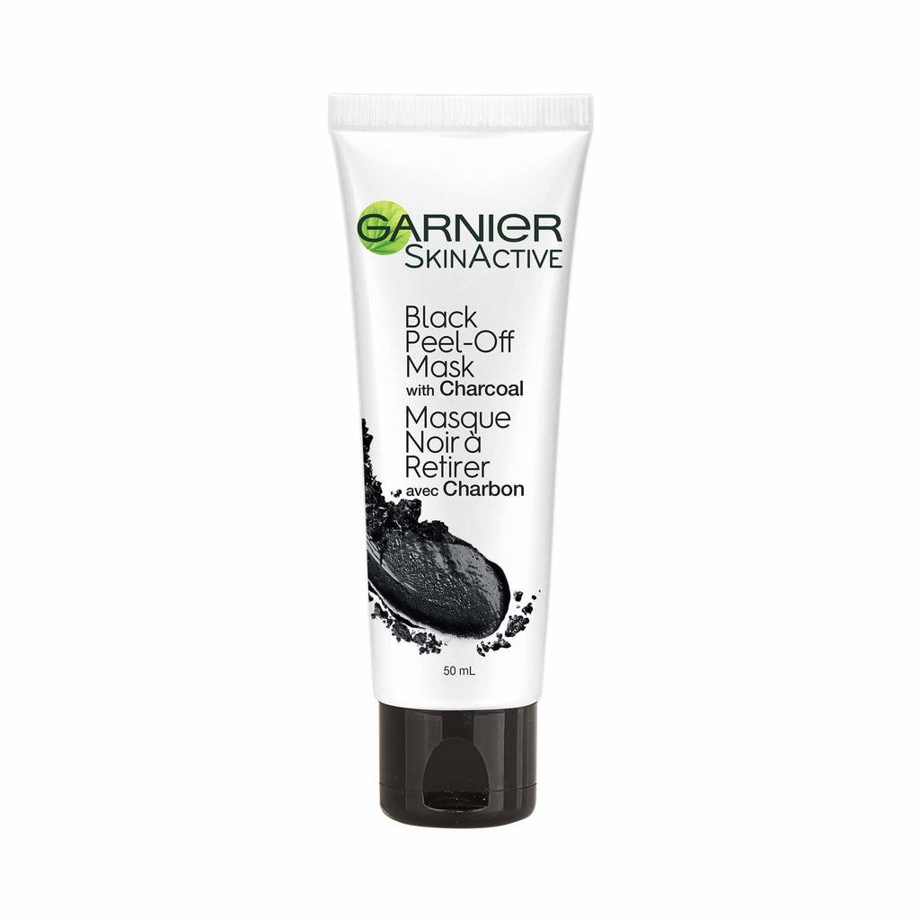Garnier Charcoal Peel-Off Blackhead Removal Mask - Deep Cleansing, Salicylic Acid, 1.69 fl oz