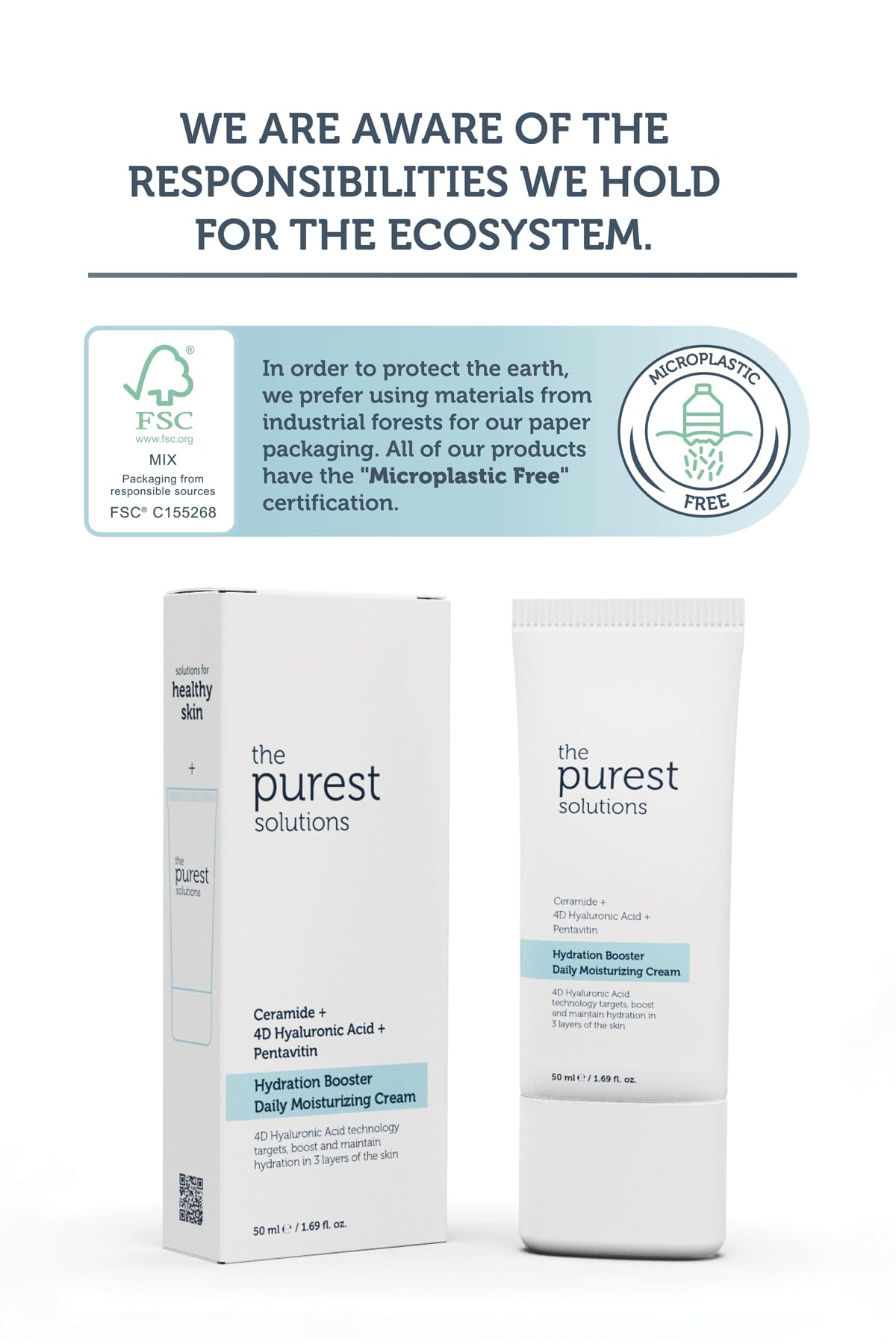 The Purest Solutions Hydration Booster Daily Moisturizing Cream 50ml