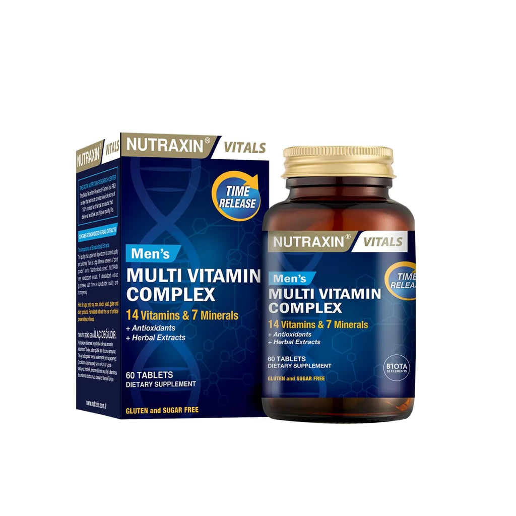 Nutraxin Multivitamin & Mineral Complex for Men - 60 Tablets