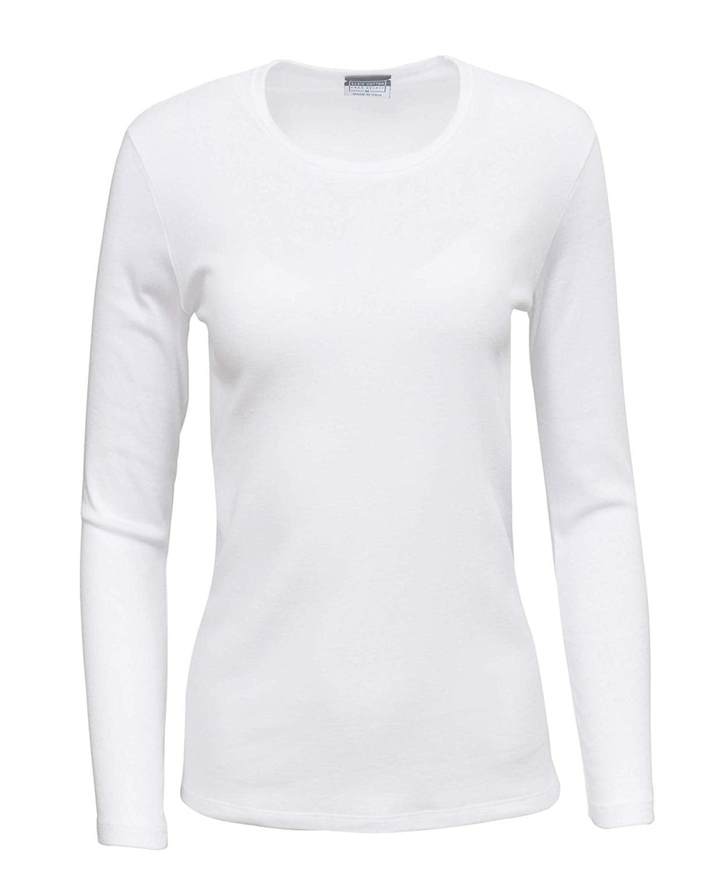 tittimitti BASIC COTTON Free Spirit Premium Quality 100% Brushed Cotton/Fleece Long Sleeved Made in Italy — detail close-up